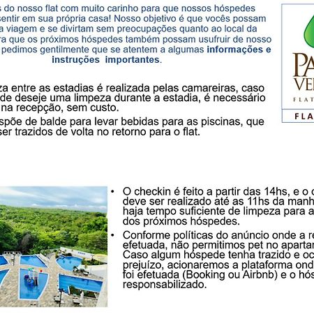 Flat 303 - Condominio Park Veredas - Acesso Ao Rio - Completo Com Ar No Quarto E Na Sala Rio Quente Exterior foto