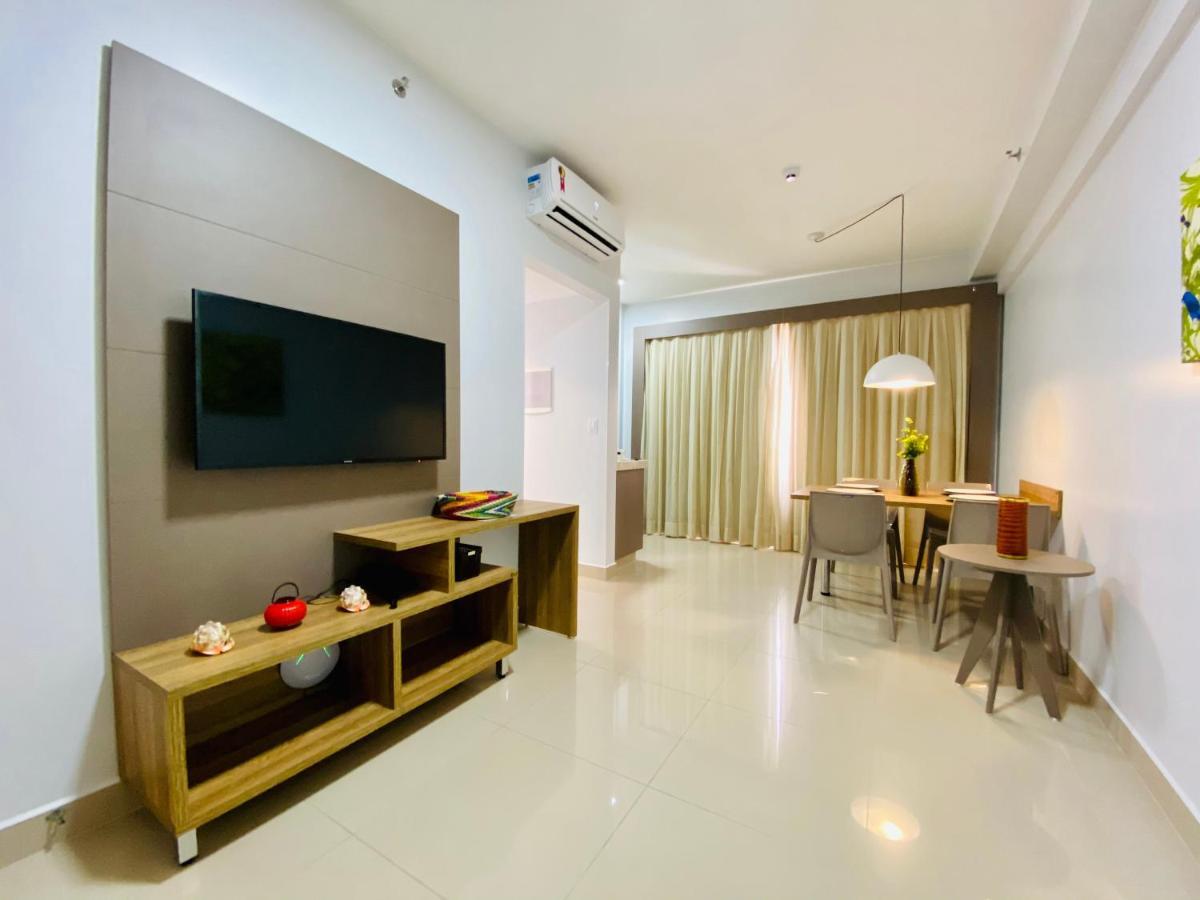 Flat 303 - Condominio Park Veredas - Acesso Ao Rio - Completo Com Ar No Quarto E Na Sala Rio Quente Exterior foto