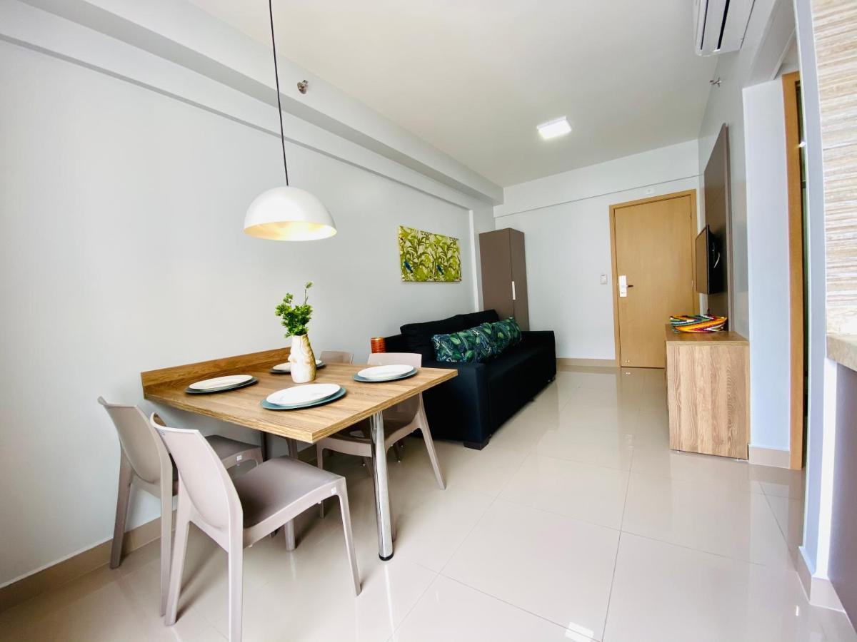 Flat 303 - Condominio Park Veredas - Acesso Ao Rio - Completo Com Ar No Quarto E Na Sala Rio Quente Exterior foto