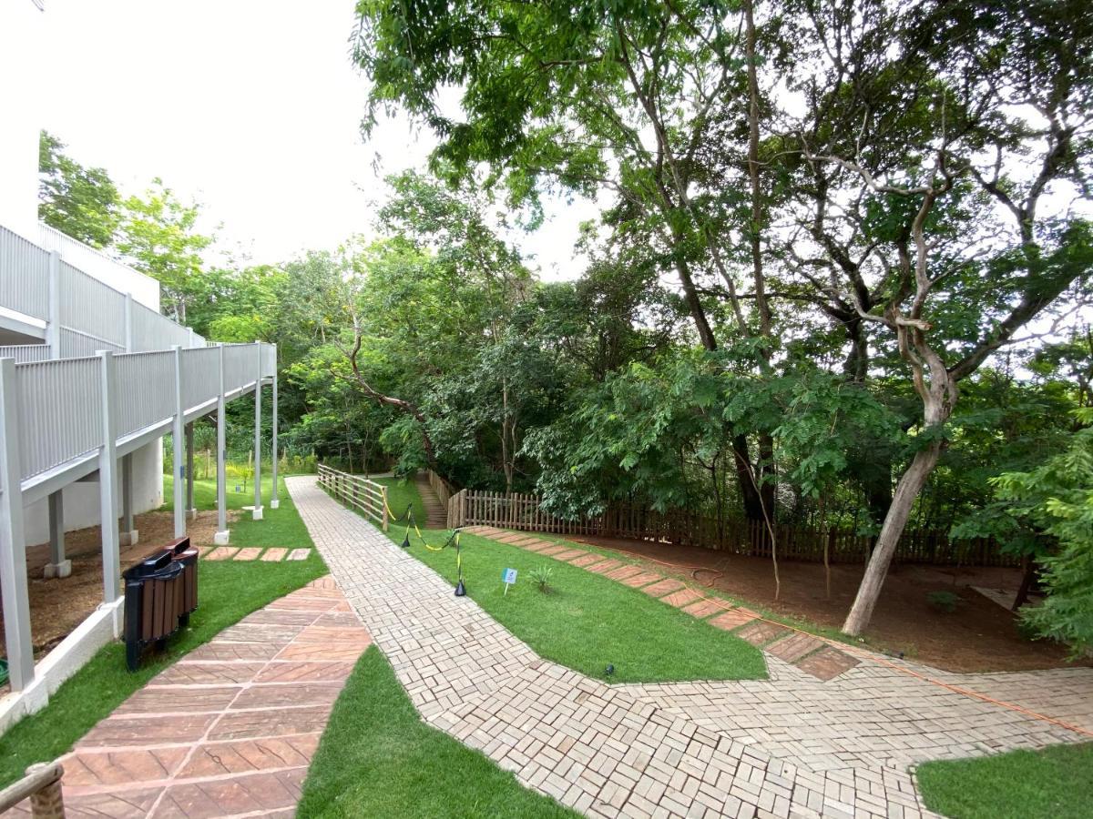 Flat 303 - Condominio Park Veredas - Acesso Ao Rio - Completo Com Ar No Quarto E Na Sala Rio Quente Exterior foto