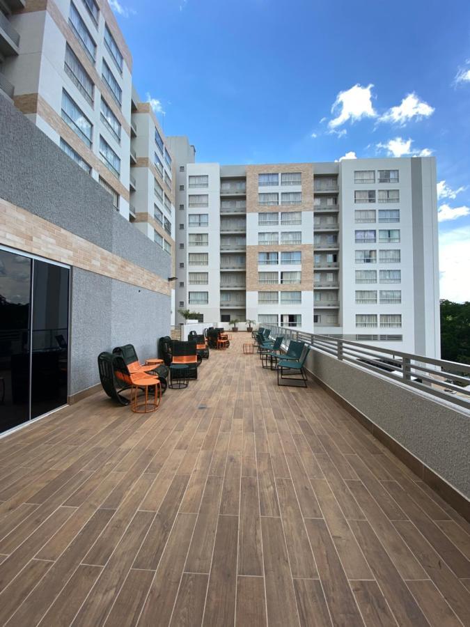Flat 303 - Condominio Park Veredas - Acesso Ao Rio - Completo Com Ar No Quarto E Na Sala Rio Quente Exterior foto